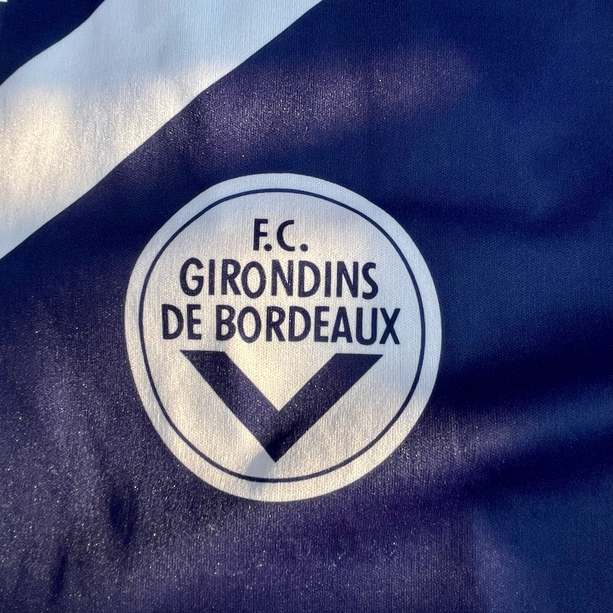 Maillot Girondins De Bordeaux Domicile 1996/97, Le Coq Sportif, Floqué Papin #27, Taille M