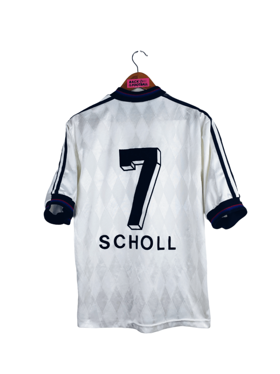 maillot vintage extérieur Bayern Munich 1995/1997 floqué Scholl #7