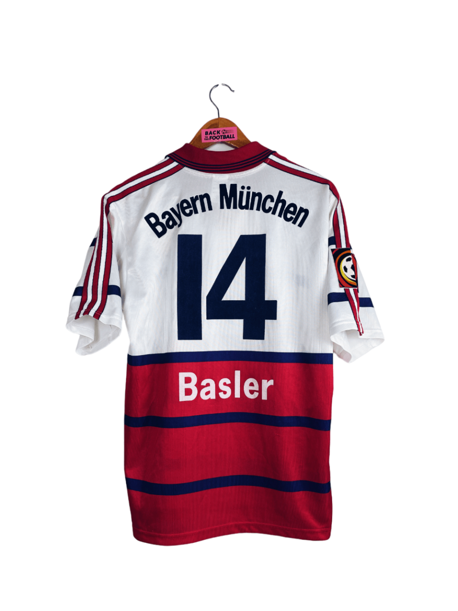 maillot vintage extérieur Bayern Munich 1998/2000 floqué Basler #14