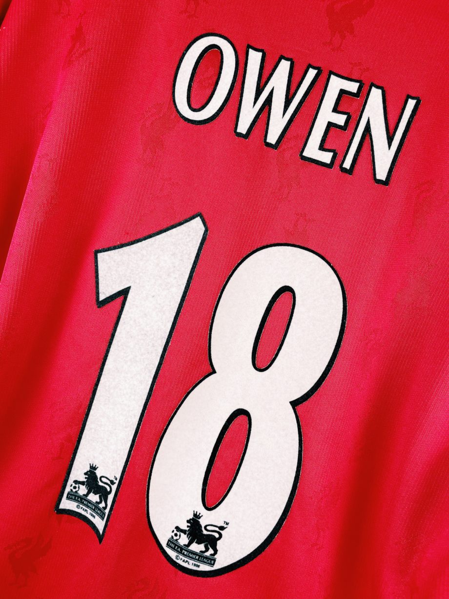 Maillot vintage Liverpool Owen 1996 / 1998