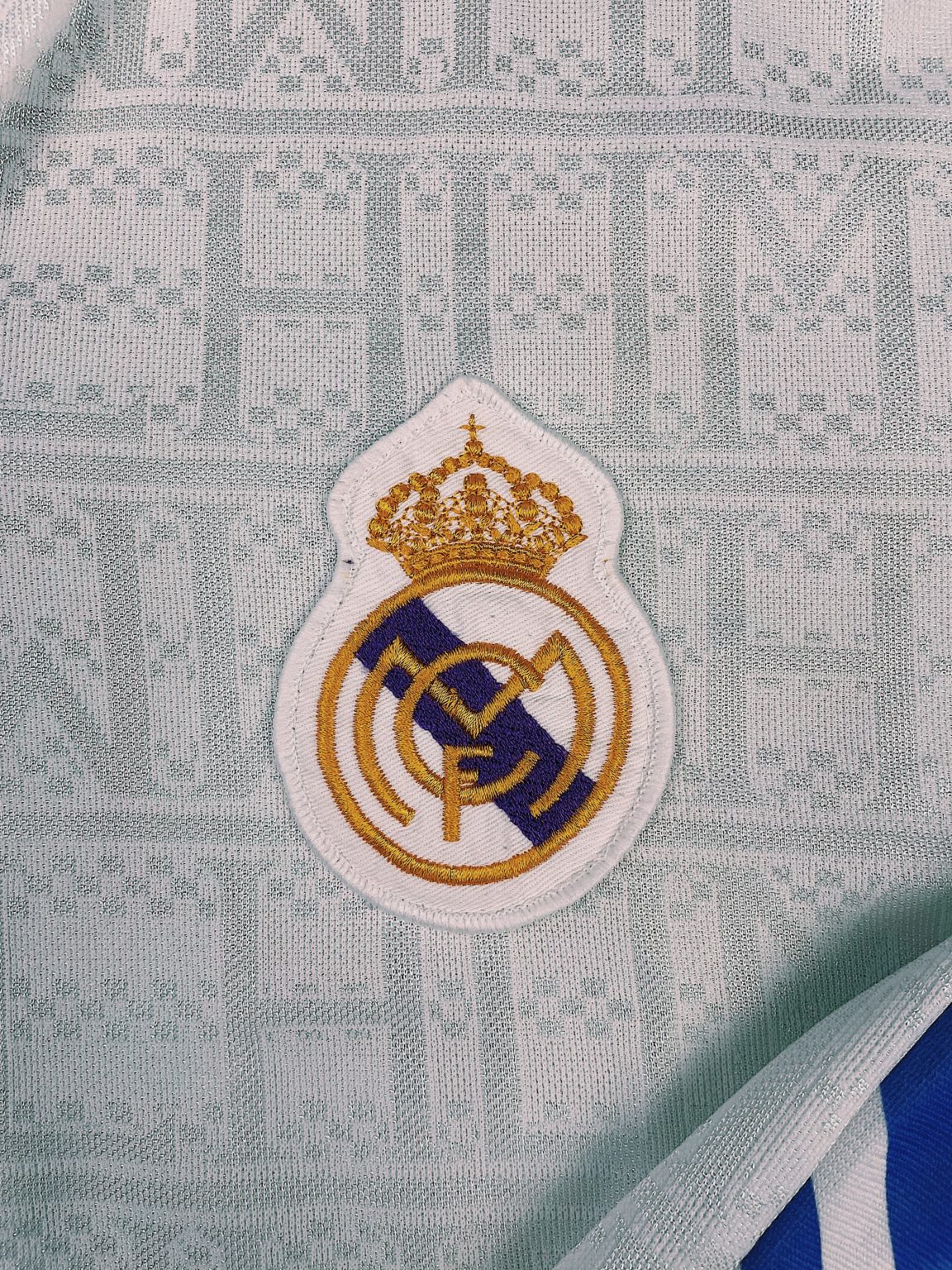 Maillot Vintage Real Madrid Domicile 1990-1992 Hummel - Blanc Taille XL Homme