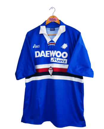 maillot vintage de la Sampdoria 1998/1999 domicile