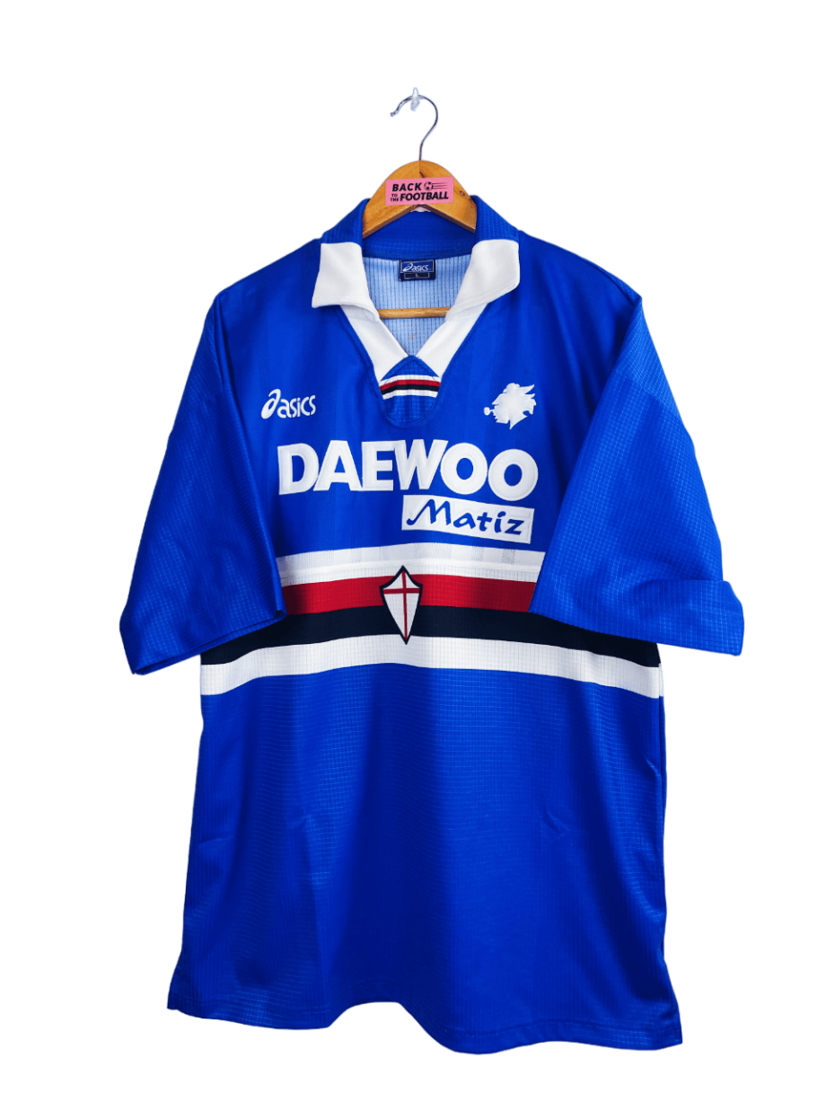 maillot vintage de la Sampdoria 1998/1999 domicile