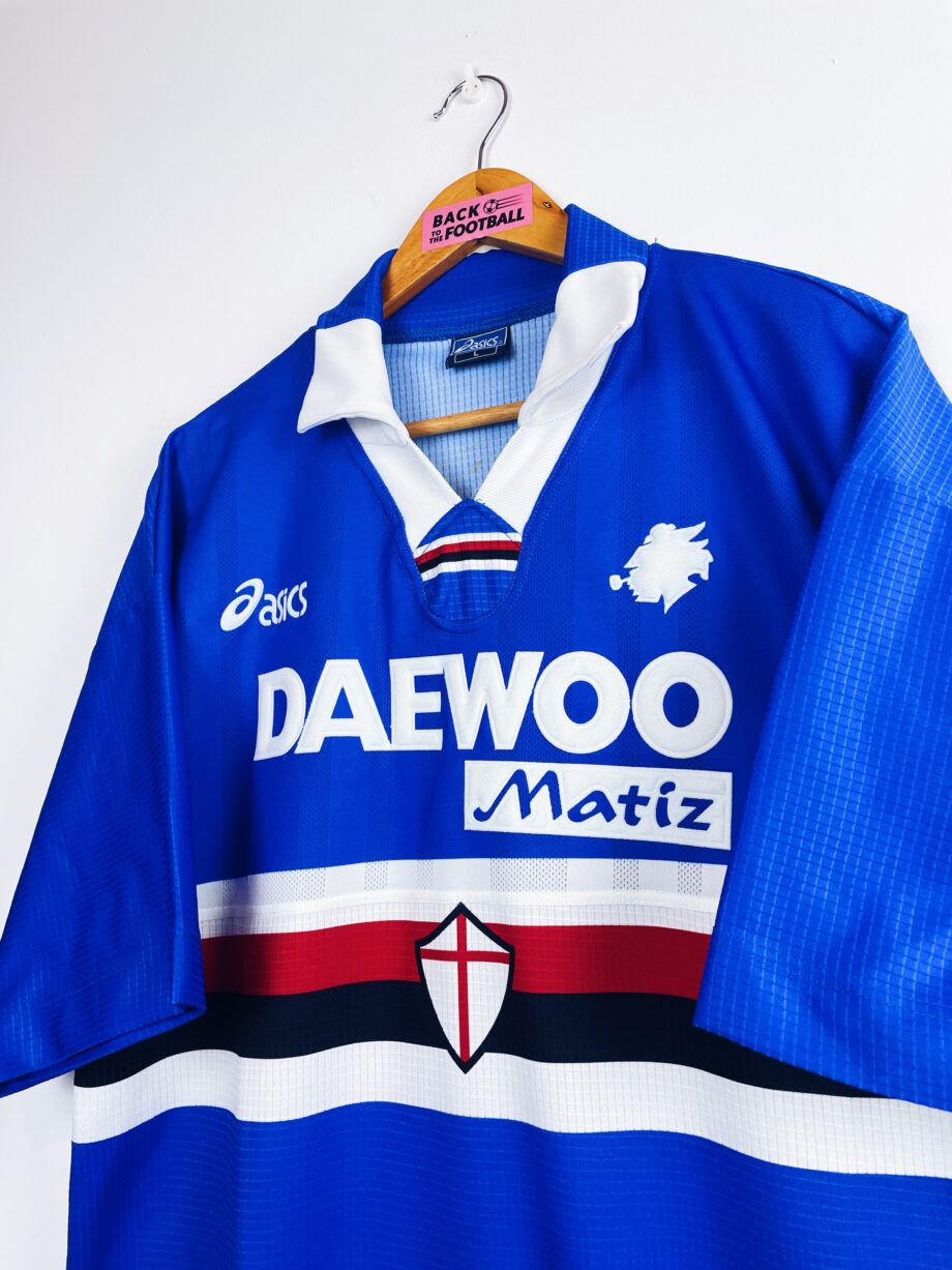 maillot vintage de la Sampdoria 1998/1999 domicile