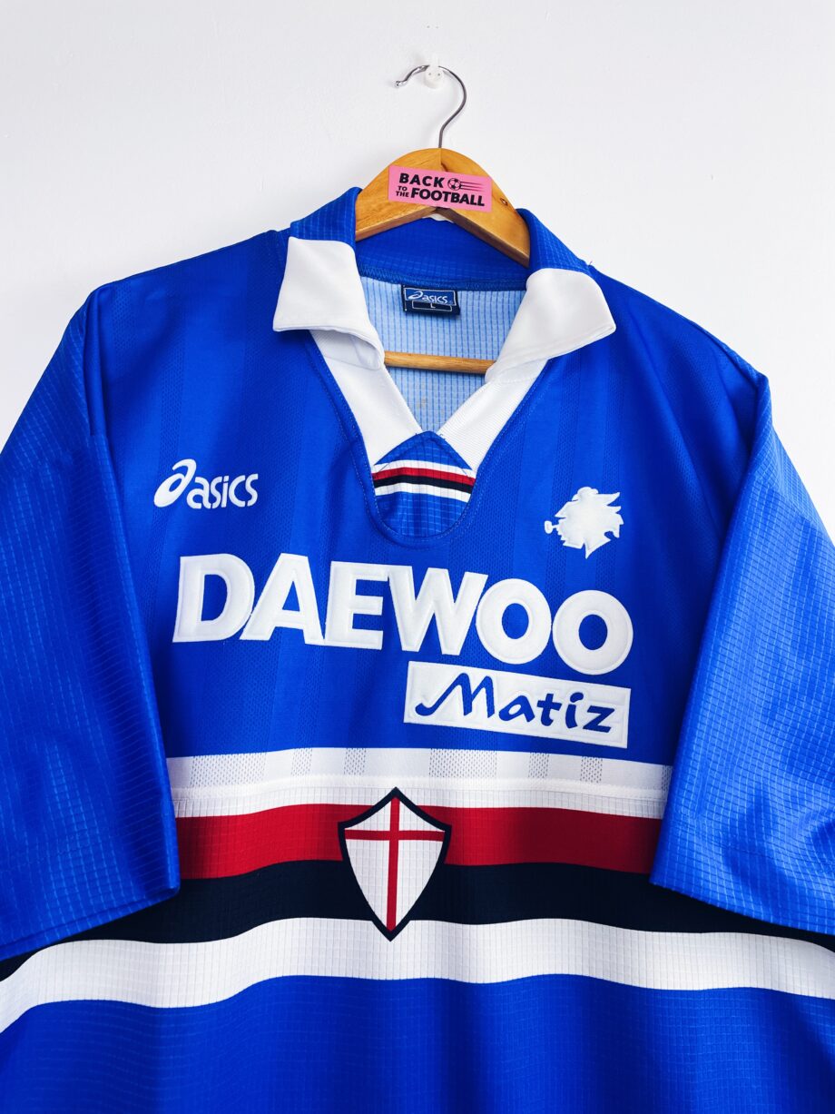 maillot vintage de la Sampdoria 1998/1999 domicile