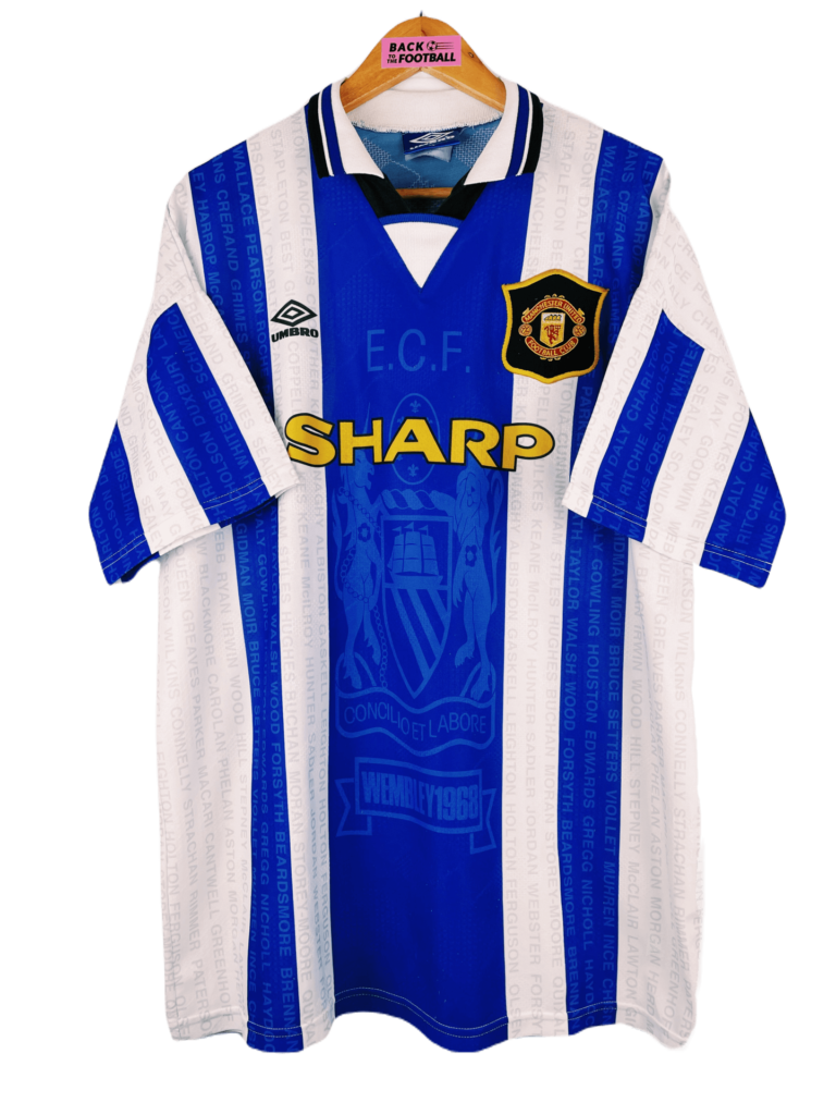 Maillot Domicile Manchester United 1994/96 - Umbro, Taille XL, Adulte, Rouge