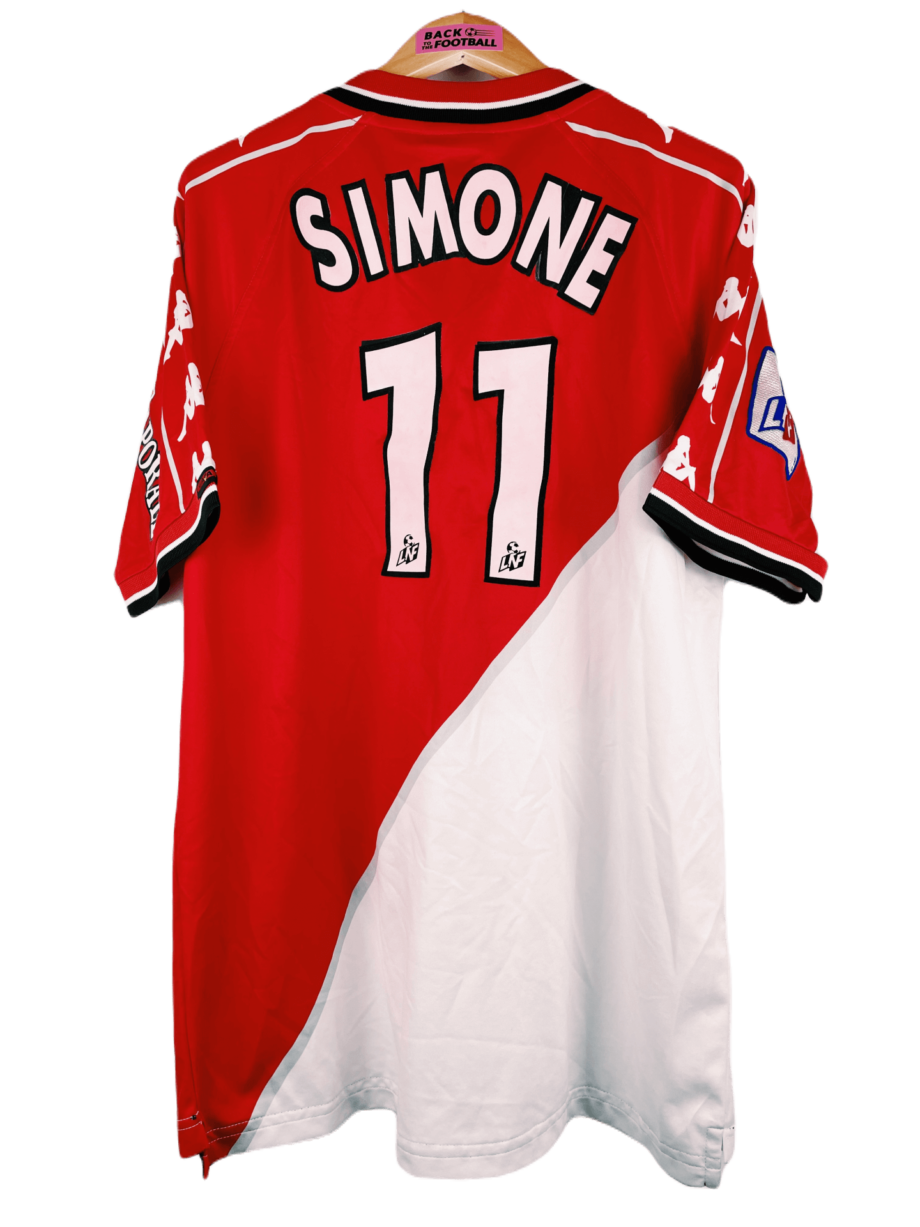 Maillot vintage AS Monaco 99/2000 floqué Simone #11