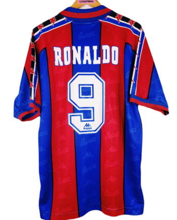 Maillot vintage Barcelone 1995/1997 floqué Ronaldo #9