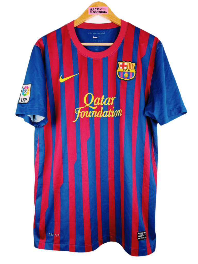 Maillot FC Barcelone 2011/2012 - Xavi #6 - Taille L - Occasion En Très Bon état