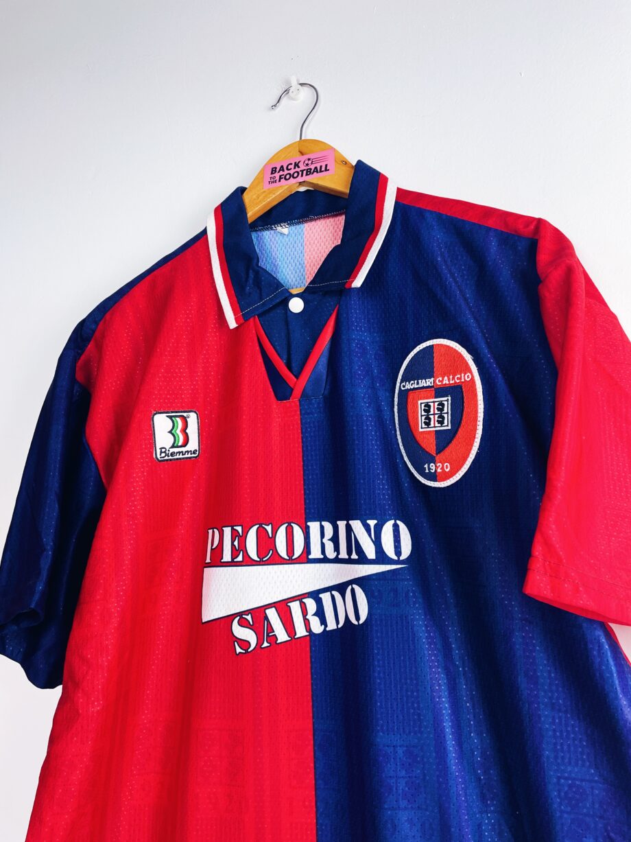 Maillot vintage domicile Cagliari 1998/1999