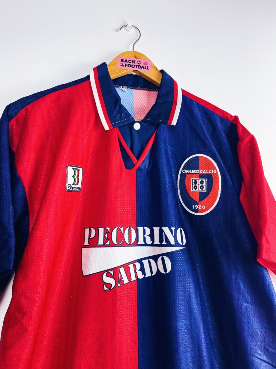 Maillot vintage domicile Cagliari 1998/1999