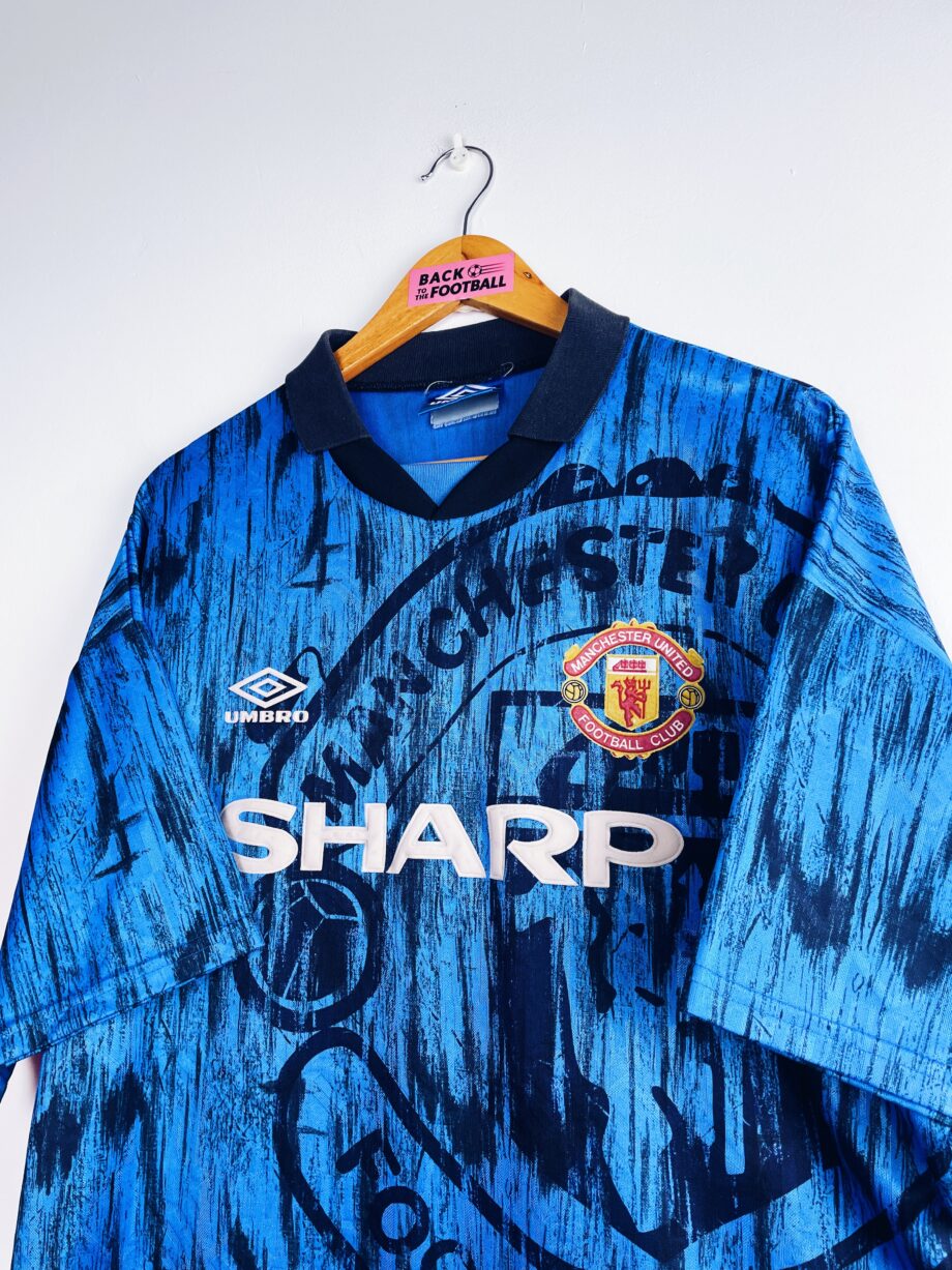 maillot vintage extérieur de Manchester United 1992/1993