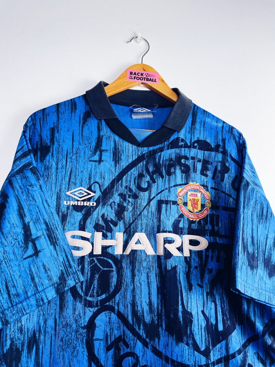 maillot vintage extérieur de Manchester United 1992/1993