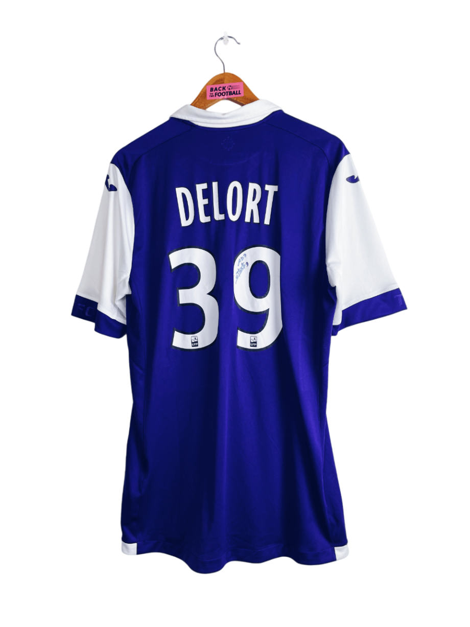 maillot vintage domicile de Toulouse 2017/2018 floqué Delort #39