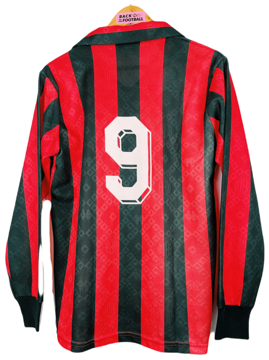 Maillot vintage AC Milan 1989/1990 floqué #9 (Van Basten)