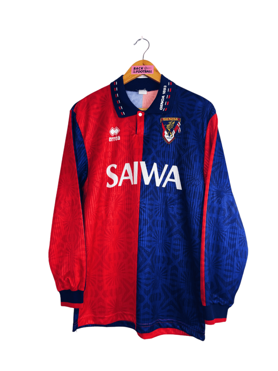 maillot vintage domicile du Genoa 1992/1994 manches longues