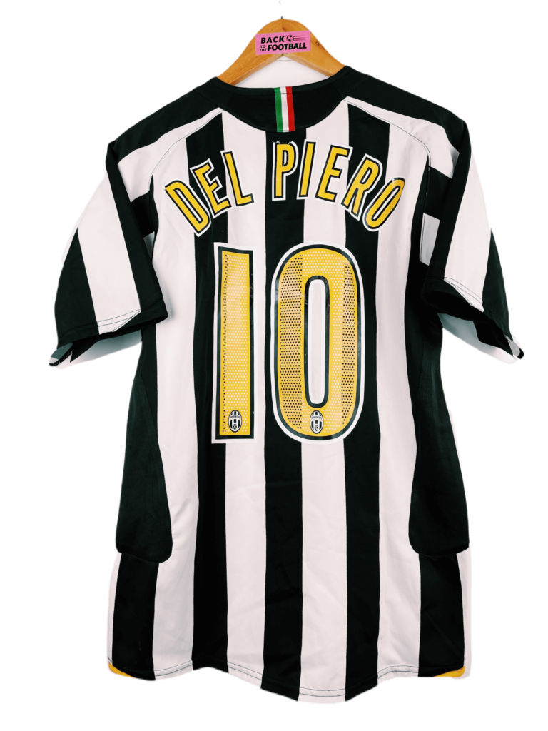 Maillot Juventus Del Piero #10 – Saison 2007-2008 – Taille M – Noir Et Blanc – Occasion