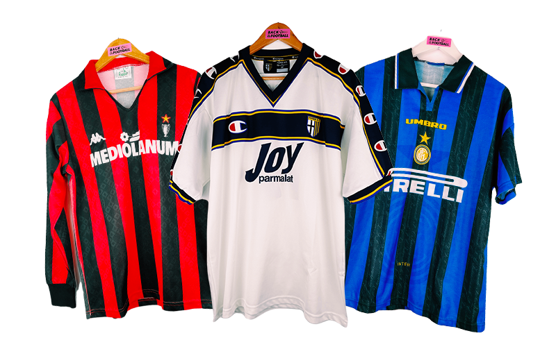 Maillots vintage Serie A