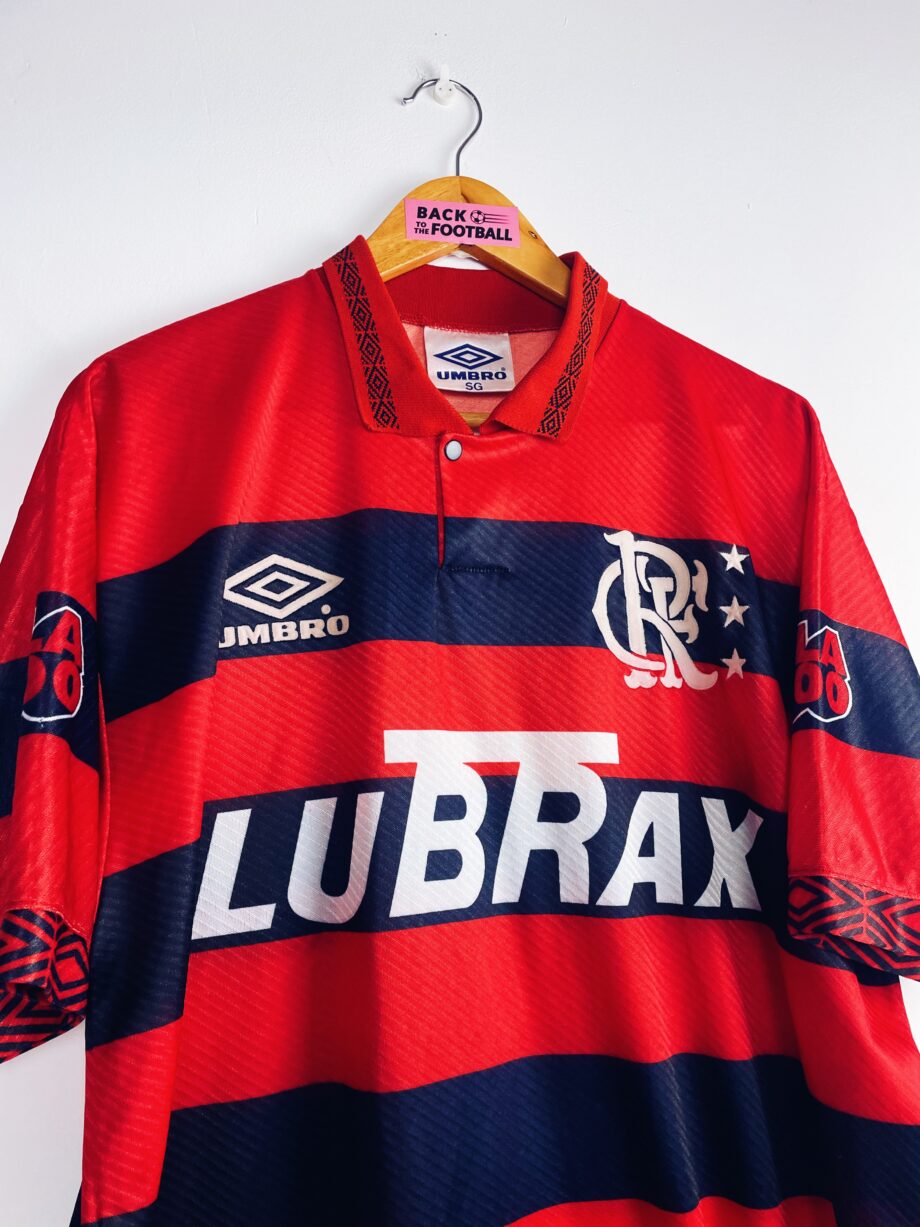 maillot vintage domicile de Flamengo 1994/1995 floqué du numéro 11 romario