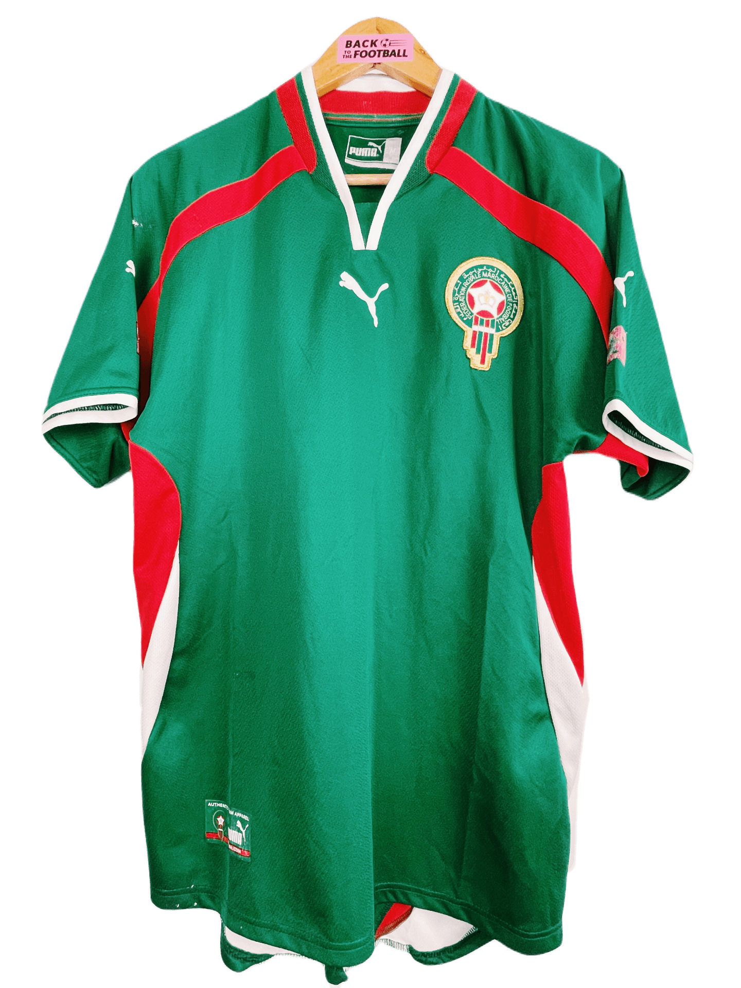 Maillot vintage 2000 / 2001 - Maroc (M) - Back To The Football