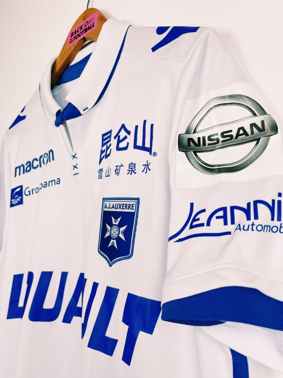 Maillot AJ Auxerre 2017/2018 porté et signé par Philippoteaux