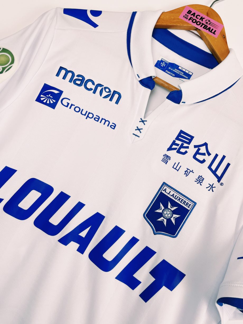 Maillot AJ Auxerre 2017/2018 porté et signé par Philippoteaux