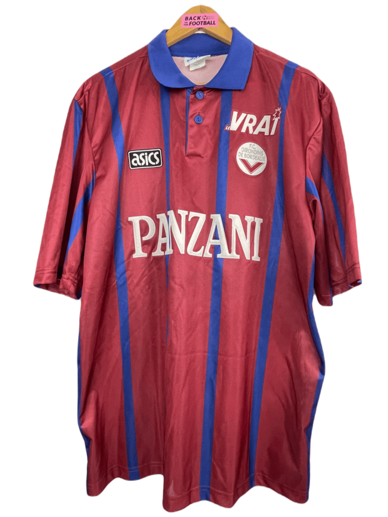 Maillot Vintage Girondins De Bordeaux Noir - Taille M - Collection Foot Rétro