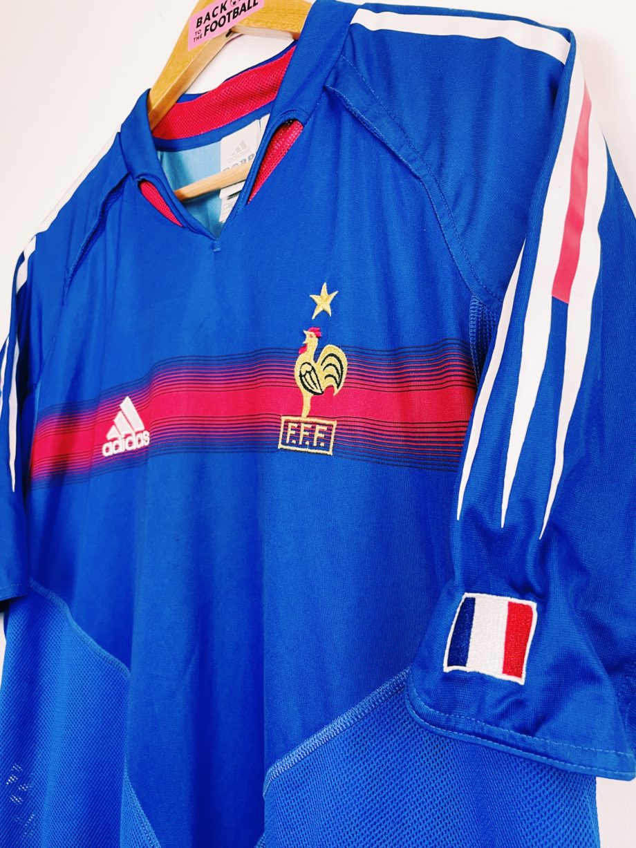 Maillot vintage France 2004 floqué Zidane