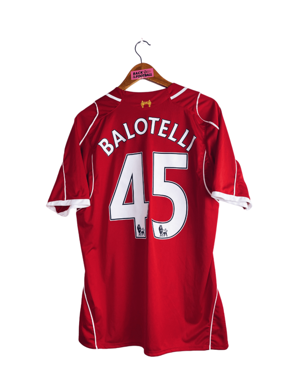 maillot vintage domicile de Liverpool 2014/2015 floqué Balotelli