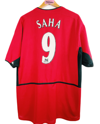 Maillot vintage Manchester United 2003/2004 floqué Saha