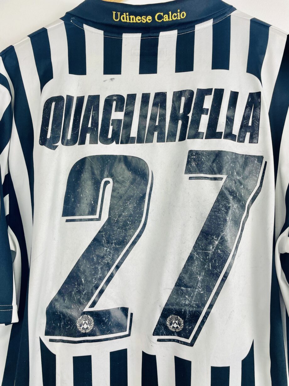 Maillot vintage Udinese 2008/2009 floqué Quagliarella