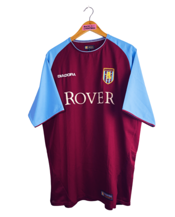 maillot vintage domicile d'Aston Villa 2003/2004
