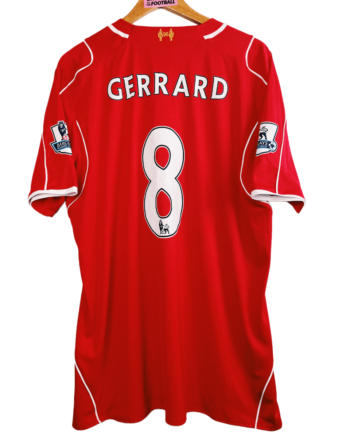 Maillot vintage Liverpool 2014/2015 floqué Gerrard