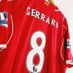 Maillot De Football Liverpool Domicile 2014-2015 - Numéro 8 Steven Gerrard - Taille L - Occasion EXCELLENT