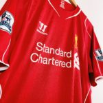 Maillot Liverpool Domicile 2014/2015 – Steven Gerrard – Taille M – Warrior – Occasion