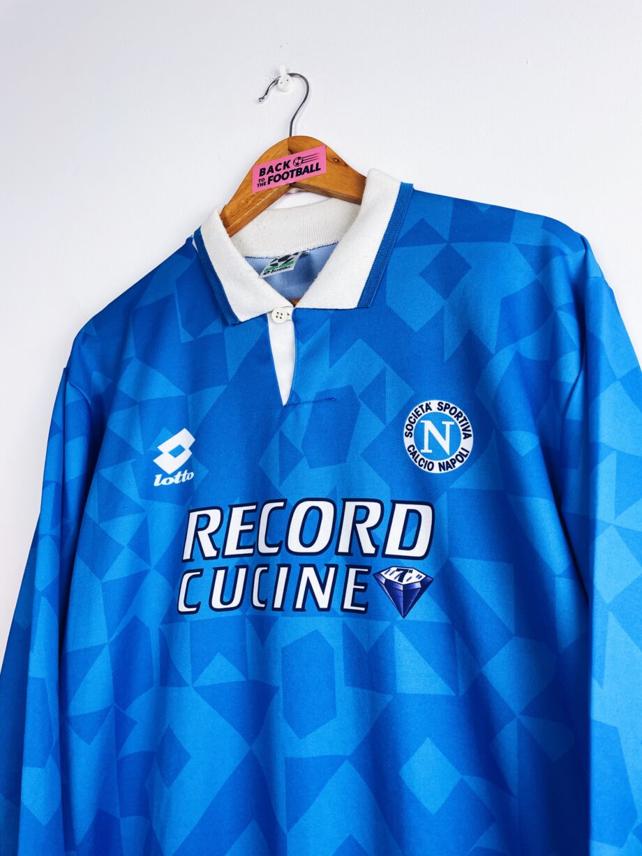 maillot vintage domicile du Napoli 1994/1996 manches longues