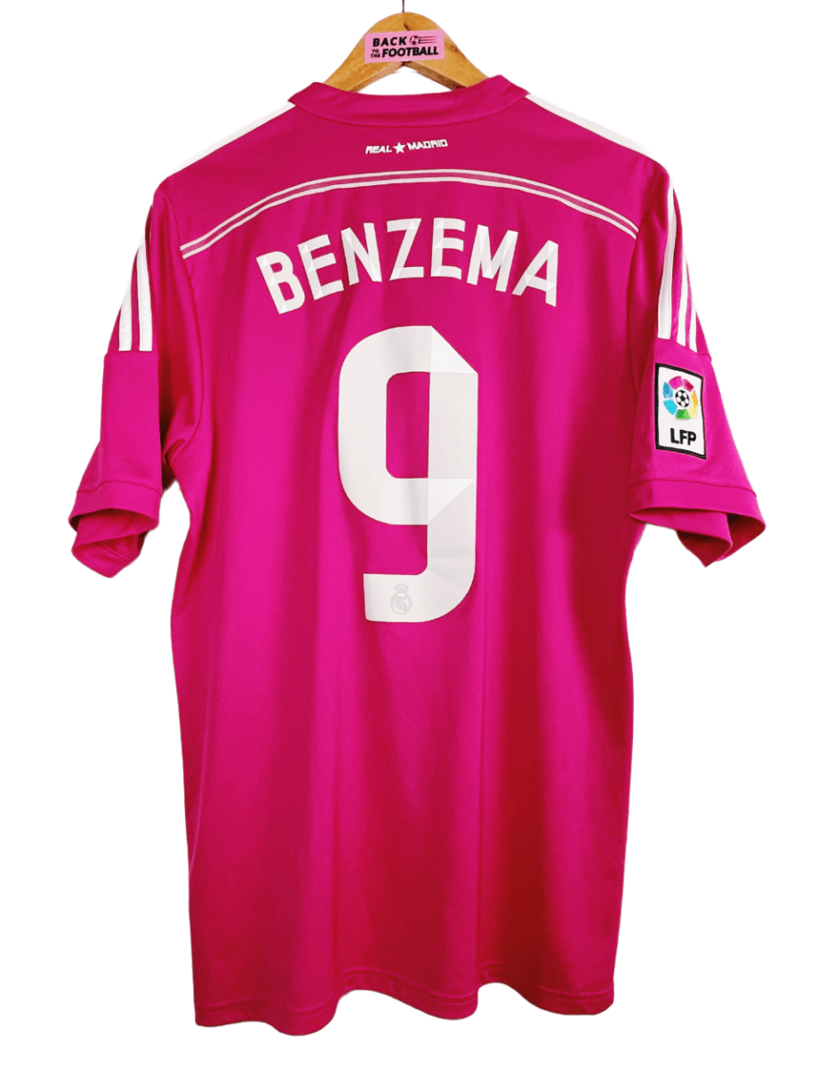 Maillot vintage Real Madrid 2014/2015 floqué Benzema #9