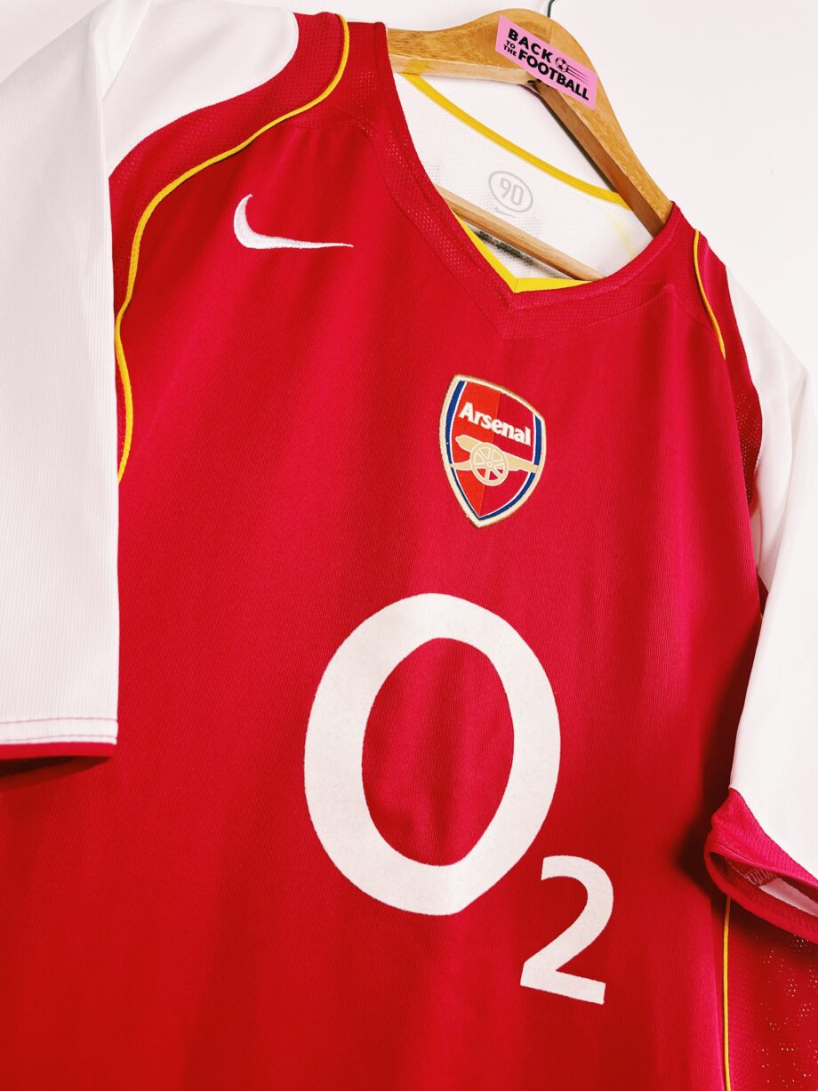 Maillot vintage Arsenal 2004/2005 floqué Henry #14