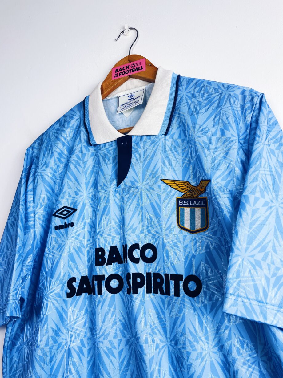 maillot vintage domicile de la Lazio 1991/1992