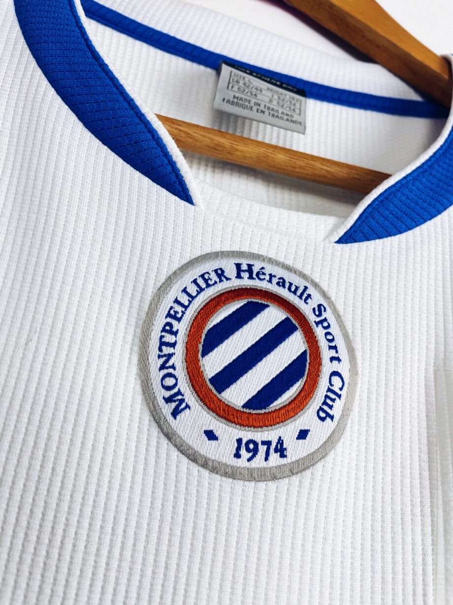 maillot vintage extérieur de Montpellier 2007/2008 préparé (match issue) ou porté (match worn) par Ait-Alia