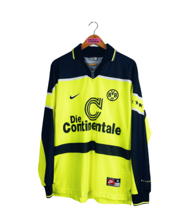 Maillot vintage domicile Borussia Dortmund 1997/1998 manches longues