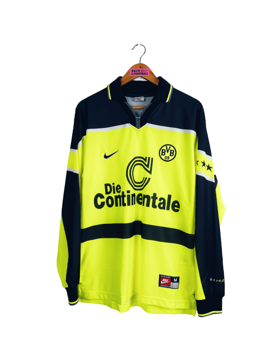 Maillot vintage domicile Borussia Dortmund 1997/1998 manches longues