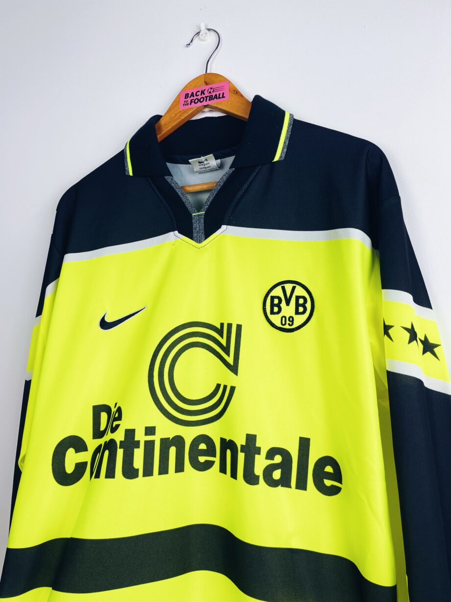 Maillot vintage domicile Borussia Dortmund 1997/1998 manches longues