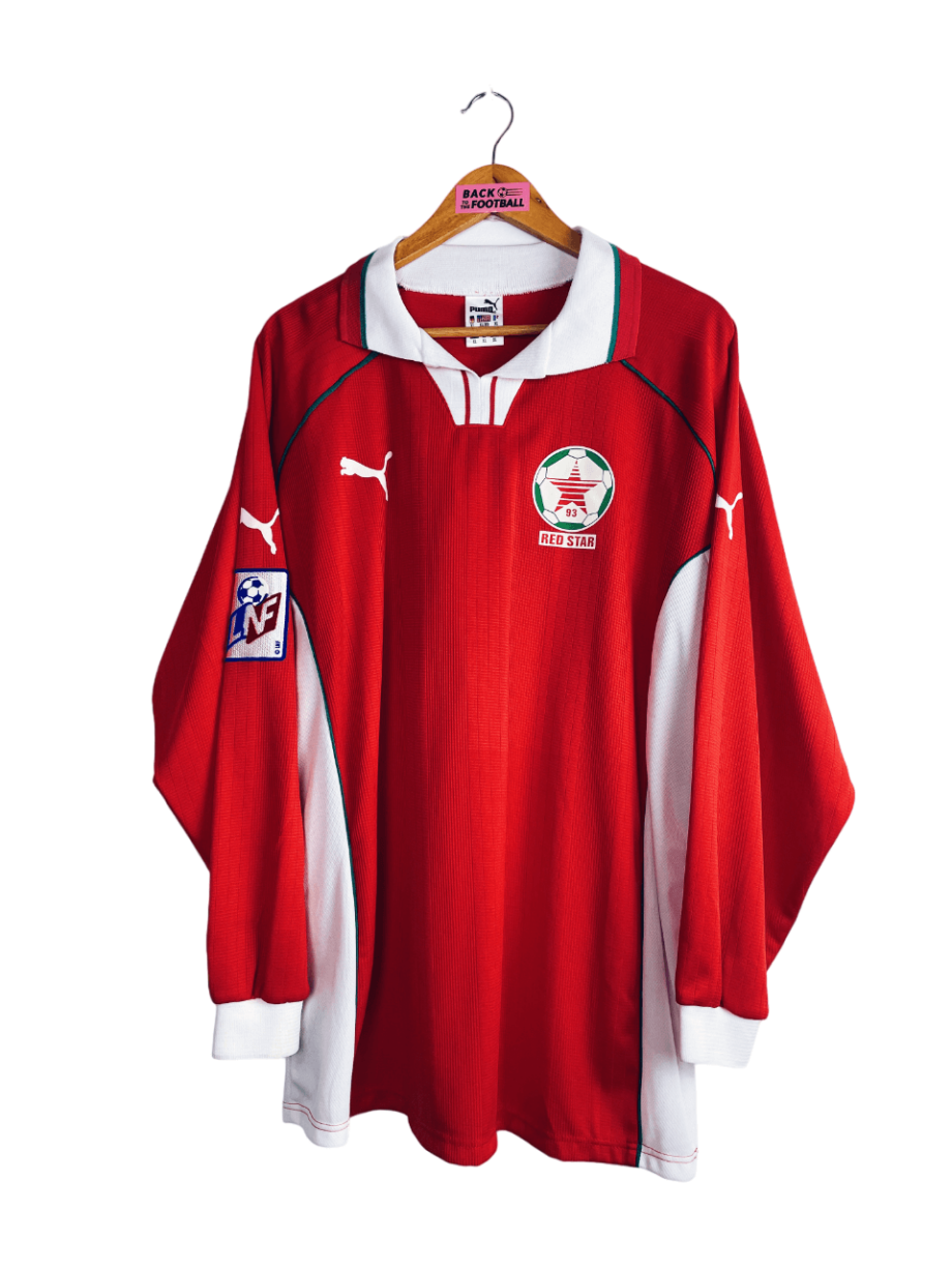 Maillot vintage Red Star 1998/1999 préparé (match issue) ou porté (match worn) par Bonora