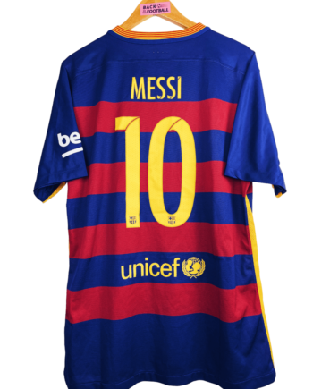 Maillot vintage FC Barcelone 2015/2016 floqué Messi