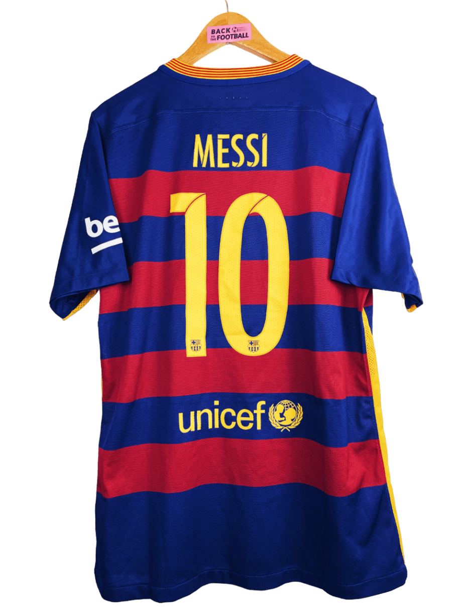 Maillot vintage FC Barcelone 2015/2016 floqué Messi