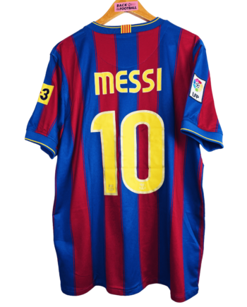 Maillot vintage du FC Barcelone 2009/2010 floqué Messi