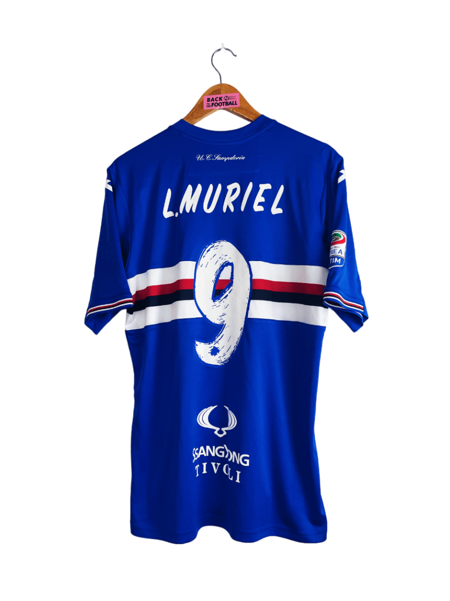 maillot vintage domicile de la Sampdoria 2016/2017 floqué Muriel