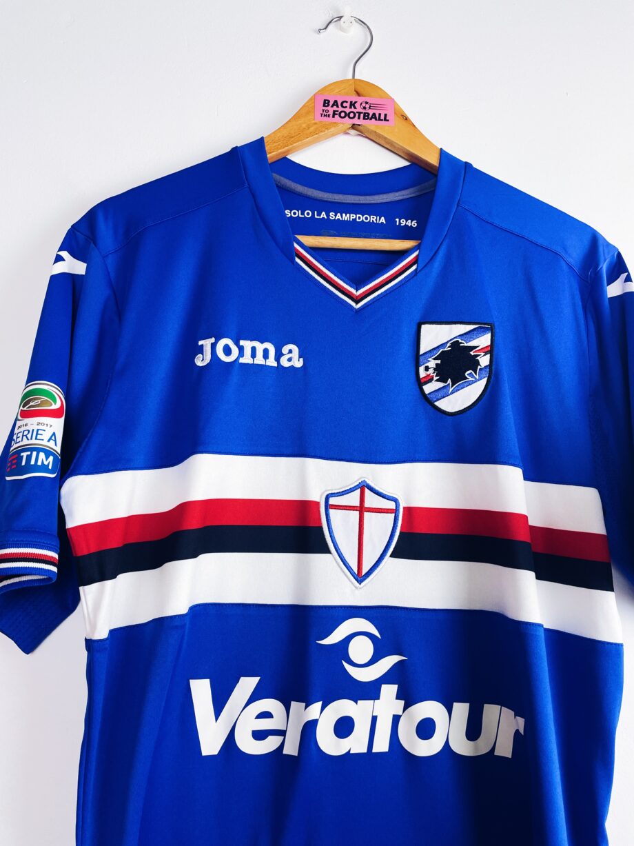 maillot vintage domicile de la Sampdoria 2016/2017 floqué Muriel