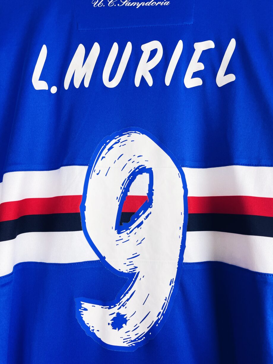 maillot vintage domicile de la Sampdoria 2016/2017 floqué Muriel